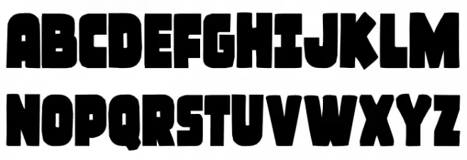 Frost Giant Condensed Schriftart Groß