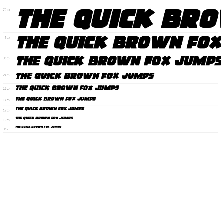 Frost Giant Expanded Italic Waterfall