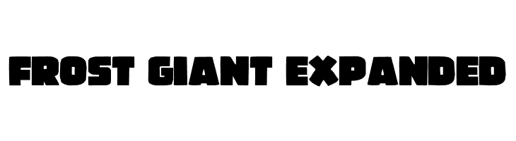 Frost Giant Expanded  नि: शुल्क फ़ॉन्ट्स डाउनलोड