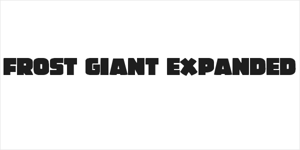 Frost Giant Expanded Logo