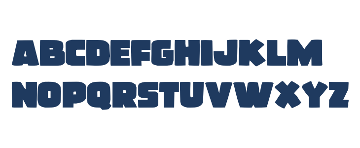 Frost Giant Expanded Lowercase