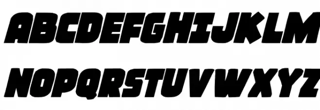 Frost Giant Italic Шрифта ВЕРХНИЙ