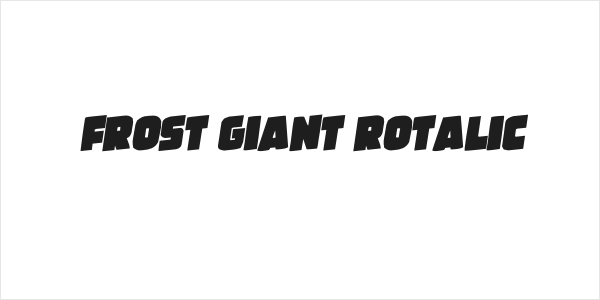 Frost Giant Rotalic Logo