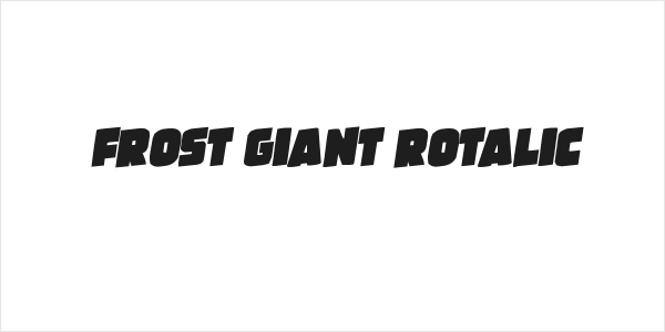 Frost Giant Rotalic Logo