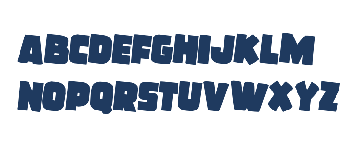 Frost Giant Rotated 2 Lowercase