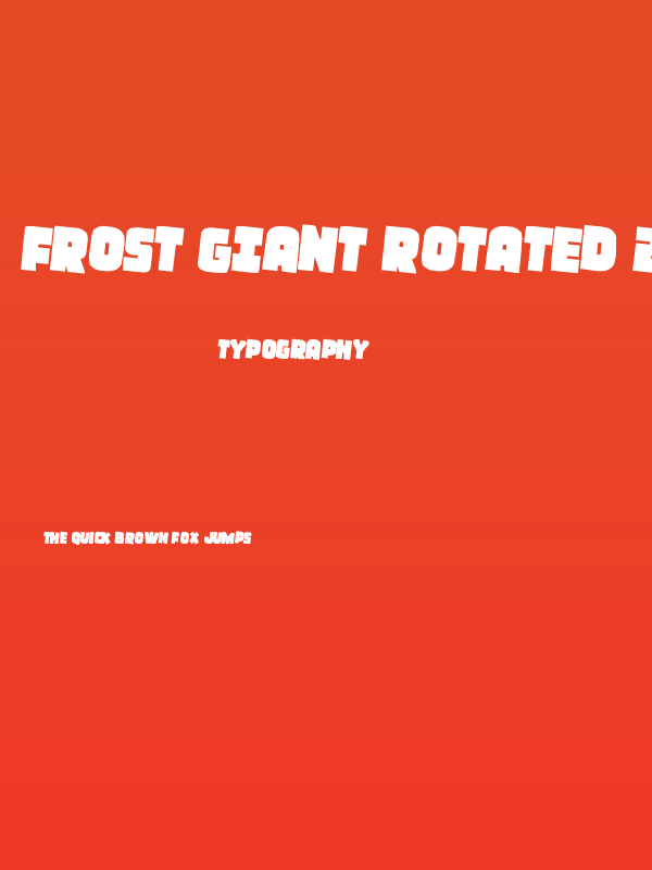 Frost Giant Rotated 2 Poster