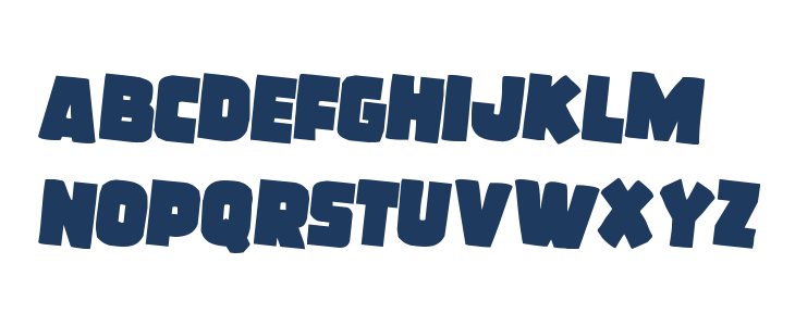 Frost Giant Rotated 2 Lowercase