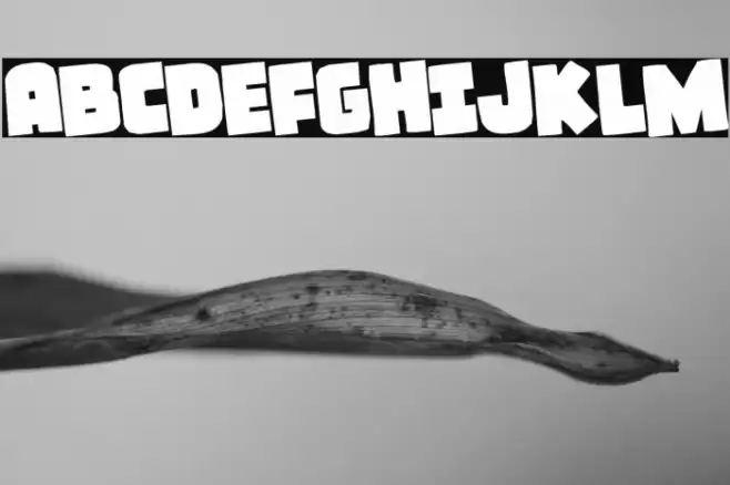 Frost Giant Rotated Font examples