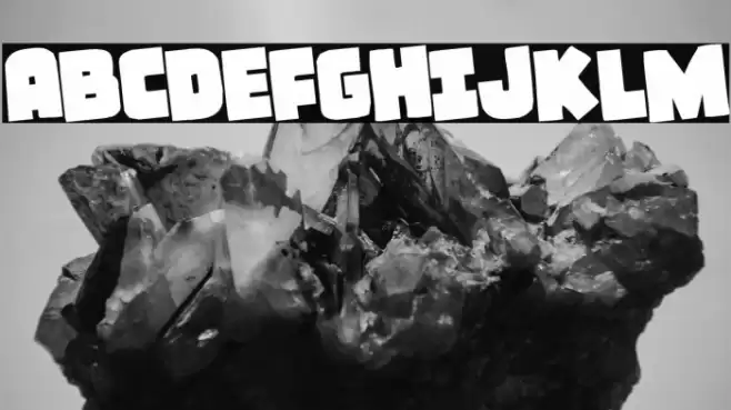 Frost Giant Rotated Font examples