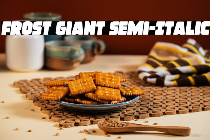 Frost Giant Semi-Italic Example 3