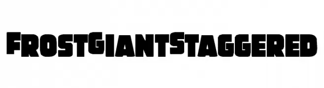 Frost Giant Staggered  Fuentes Gratis Descargar