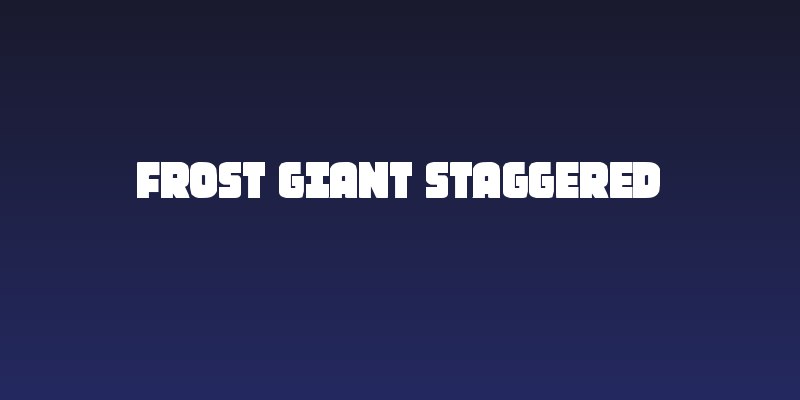 Frost Giant Staggered Social Header