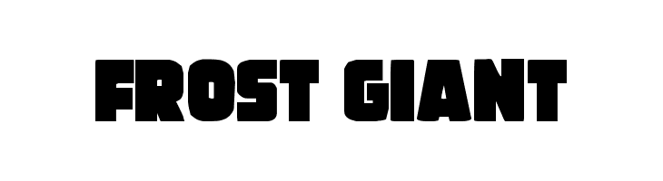 Frost Giant  免费字体下载