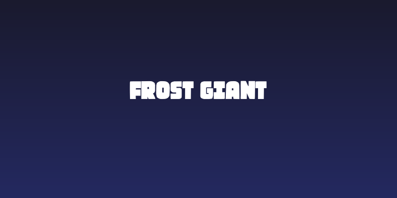 Frost Giant Social Header