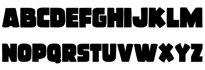 Frost Giant Font LOWERCASE