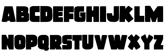 Frost Giant Font LOWERCASE
