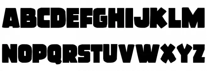 Frost Giant Font LOWERCASE