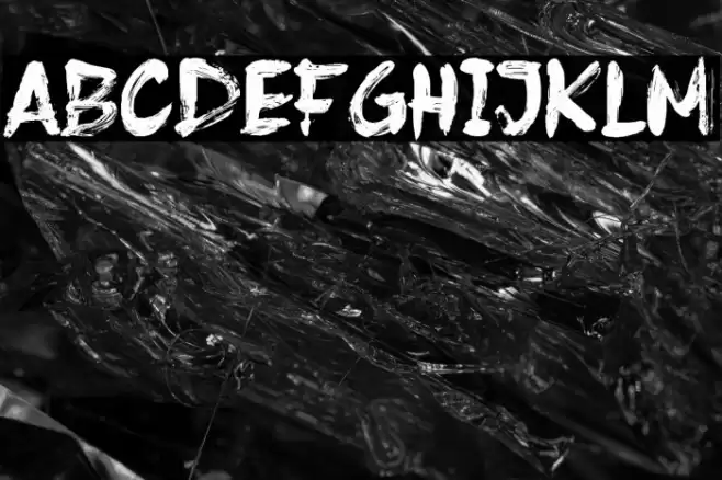 Frost Vector Font examples