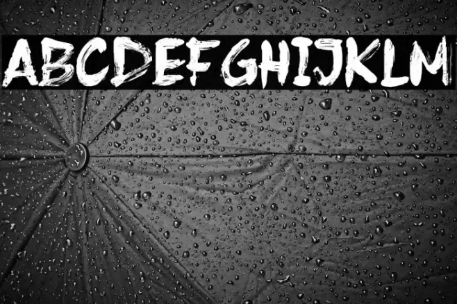 Frost Vector Font examples