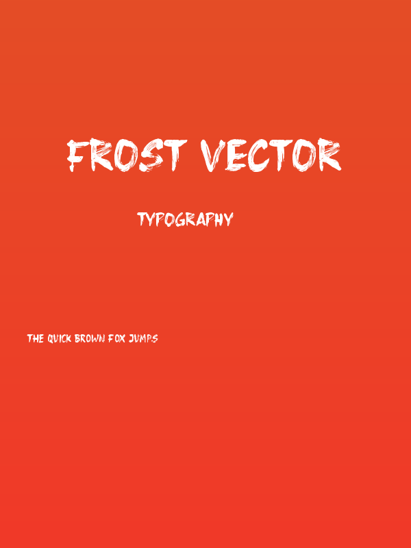 Frost Vector Poster