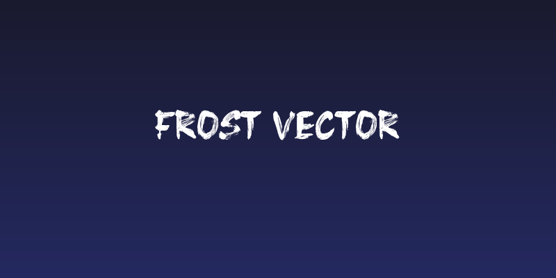 Frost Vector Social Header