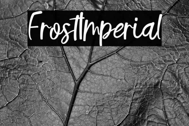 FrostImperial خط examples