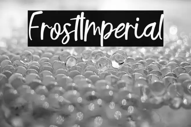 FrostImperial خط examples