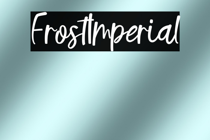 FrostImperial Example 3