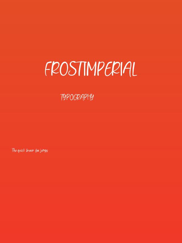 FrostImperial Poster