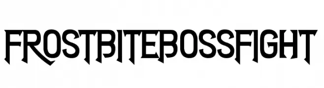 Frostbite Boss Fight  Скачать бесплатные шрифты