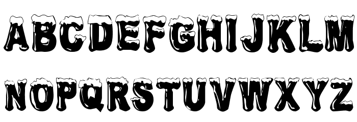 Frostbitten Wanker Font LOWERCASE