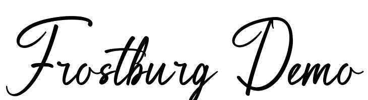 Frostburg Demo  नि: शुल्क फ़ॉन्ट्स डाउनलोड
