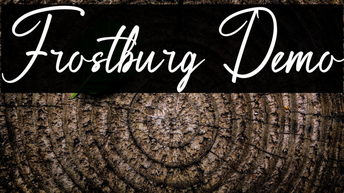 Frostburg Demo Example 1