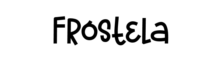 Frostela  フリーフォントのダウンロード