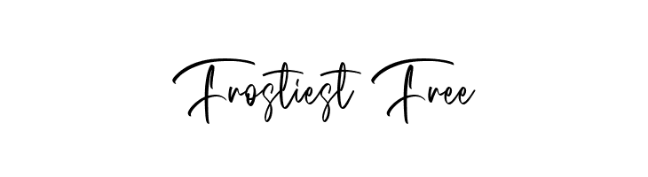 Frostiest Free  font caratteri gratis