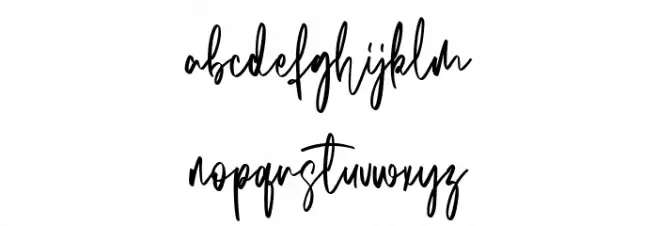Frostiest Free Font LOWERCASE