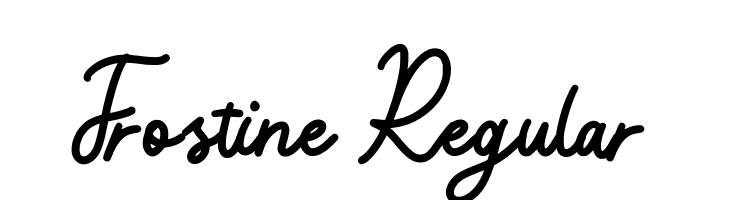 Frostine Regular  Fuentes Gratis Descargar