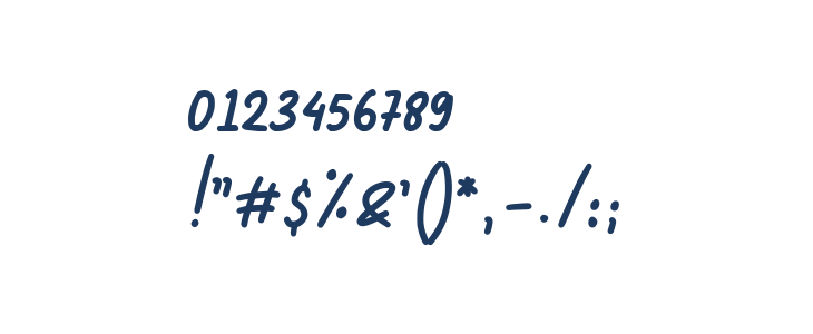 Frostine Regular Other Characters
