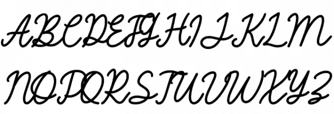 Frostine Regular Schriftart Groß