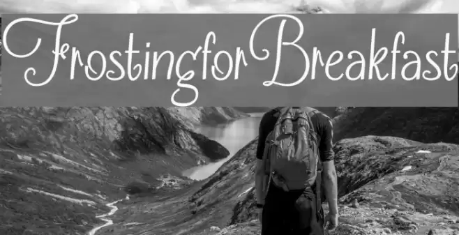 FrostingforBreakfast Font examples