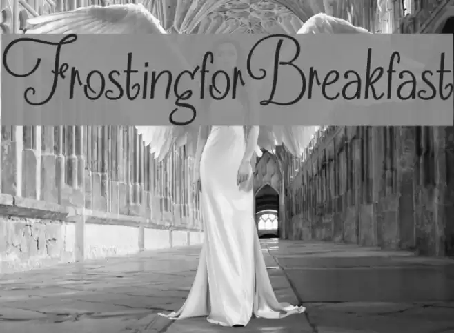 FrostingforBreakfast Font examples