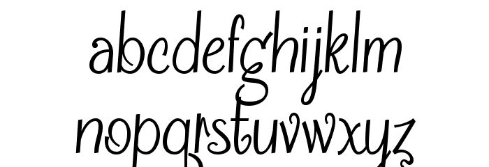 FrostingforBreakfast Font LOWERCASE
