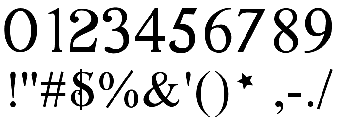Frosty Font OTHER CHARS