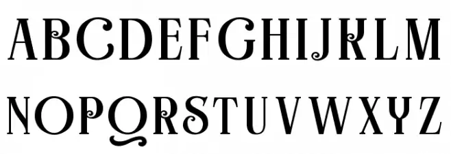 Frosty Шрифта ВЕРХНИЙ