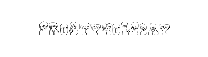 FrostyHoliday  font caratteri gratis