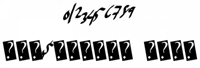 FrostyWinter Font OTHER CHARS