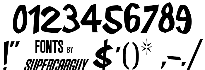 Frosty's Winterland Font OTHER CHARS