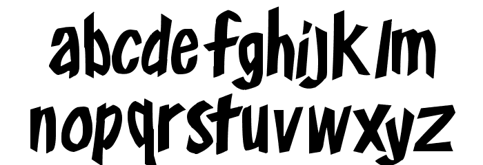 Frosty's Winterland Font LOWERCASE