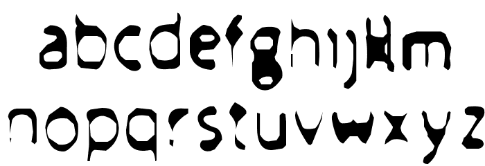 Froufrou Font LOWERCASE