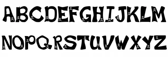 Frowny Font Polices MAJUSCULES